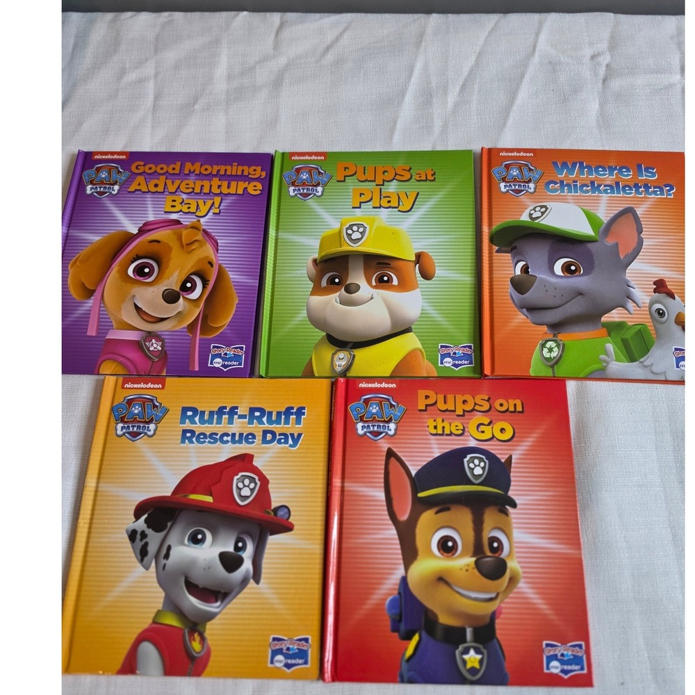 PAW Patrol Me Reader Story Reader 5 Book Set Nickelodeon Hardcover Books